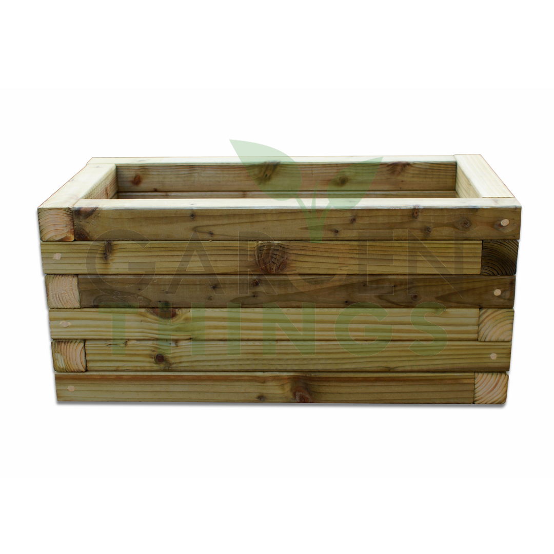 Wooden Block Planter 32cm(W) x 60cm(L) x 33cm(H)
