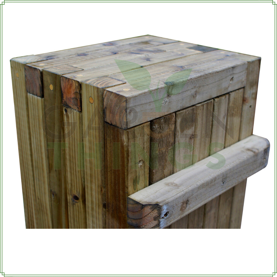 Wooden Block Planter 32cm(W) x 120cm(L) x 33cm(H)